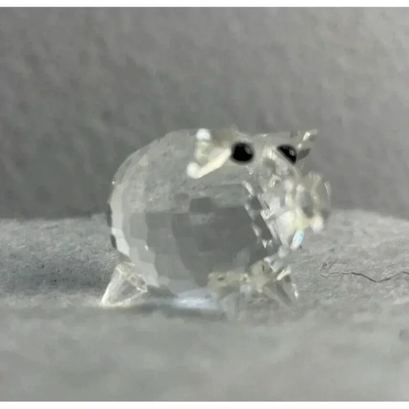Swarovski Crystal Pig 1" Figurine (some damage) Smalll collectible - Picture 1 of 6